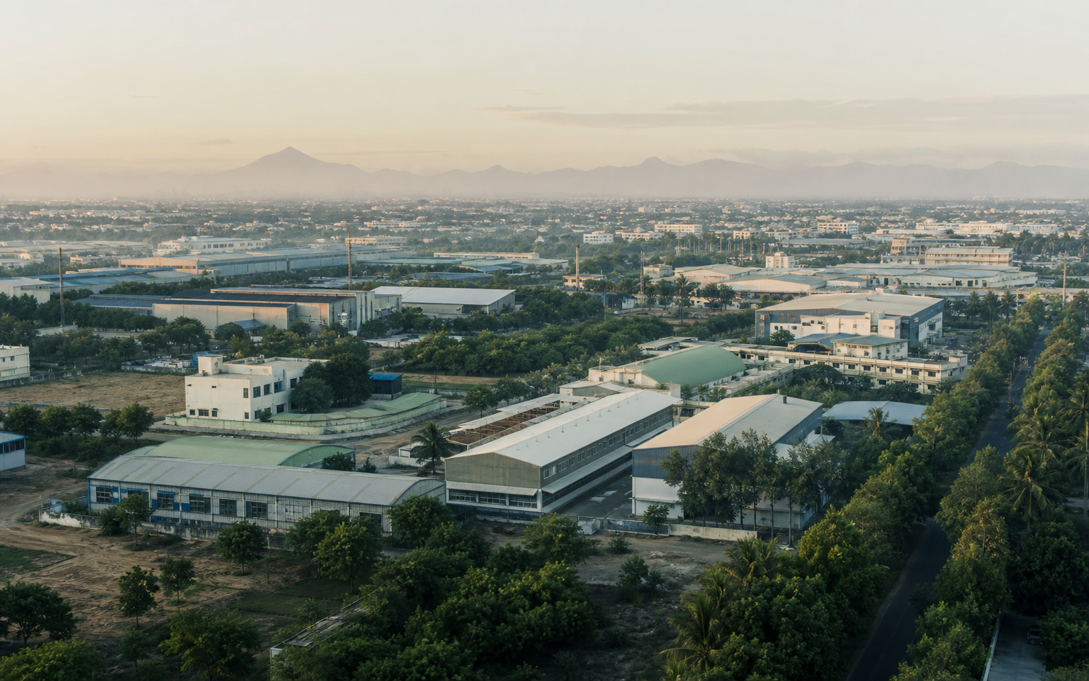 Tiruppur skyline